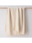 west elm Soft Corded Throw, Natural