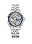 Roamer Swiss-Made Competence Skeleton Iv Automatic Watch With Stainless Steel Case And Bracelet