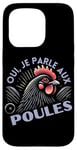 Coque pour iPhone 15 Pro Humour Poule Jardin Poules