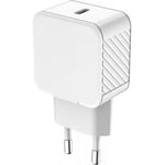 Chargeur maison USB C 30W Power Delivery Ultra rapide BigBen Connected Blanc