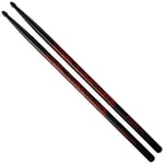 Tama Red Rhythmic Fire TAMA-O7A-F-BR Drum Sticks Pair Length 390 mm Diameter 13 mm Black