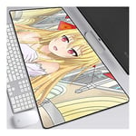 ITBT Ordinary Career 800x300mm Anime Mouse Pad, Keyboard Mouse Mats, Extended XXL Large Professional Gaming Mouse Mat with 3mm-Thick Rubber Base, for Computer PC,F