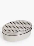 John Lewis ANYDAY Grater & Container, Light Grey