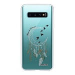 Evetane - Coque Silicone Compatible Samsung Galaxy S10 - Protection Intégrale 360, Fine et Transparente - Coque Avant & Arrière - Haute Résistance - Rêves de Princesse