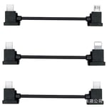 Lighting / USB Type-C / Micro-USB kabel för DJI Mavic Air2 mini2 USB Type-C PVC 15CM