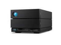 LaCie 2big Dock STLG48000400 - Harddiskarray - 48 TB - 2 brønner (SATA-600) - HDD 24 TB x 2 - Thunderbolt 3, USB 3.2 Gen 2 (ekstern) - med 5-års Rescue Data Recovery Service Plan