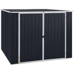 Abri de jardin Anthracite 195x198x159 cm Acier galvanisé - The Living Store - Anthracite