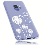 mumbi Case Compatible with Samsung Galaxy S9 Mobile Phone Case with Dandelion Design, Transparent