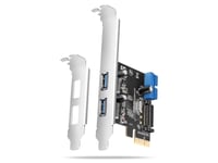 Axagon Pceu-232Rs, Pcie, Usb 3.2 Gen 1 (3.1 Gen 1), Fullhöjd/Låg Profil, Pcie 2.0, Sata 15-Pin, Kina