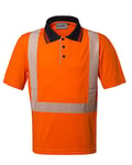 Rossini Trading HH22809HXL Lucentex Seal Polo Orange Taille XL