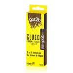 Got2b got2b Glued 4 Brows & Edges Pigmenterad Gel 2-i-1 Brun 16 ml