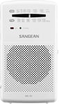 Sangean SR-35 Blanc Radio FM/Am Haut-Parleur intégré Antenne Téléscopique Sortie Casque