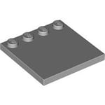 Plate 4 x 4 with 4 Knobs (Medium Stone Gray)