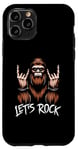 Coque pour iPhone 11 Pro Let's Rock Sasquatch Bigfoot