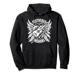 Feathered Indians Guitar Heart - Country Music Love Pullover Hoodie