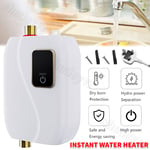 Mini Instant Electric Tankless Hot Water Heater Kitchen Bathroom Sink Tap Under