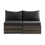 Loungesoffa Comfort Garden Wisconsin utan Armstöd 2-sits