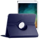 ebestStar - Coque iPad Pro 11 Housse protection Etui PU Cuir Support Rotatif 360, Bleu Foncé [Dimensions PRECISES Tablette : 247.6 x 178.5 x 5.9mm, écran 11'']