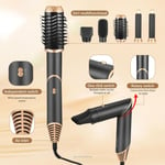 Nuision 5 in 1 Hot Air Styler, Hair Dryer Brush for Hair Styling, Hot Air Brush