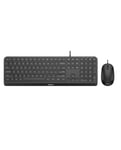 Philips 2000 series SPT6207B/19 clavier Souris incluse Universel USB QWERTY Anglais Noir