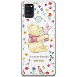 ERT GROUP mobile phone case for Samsung A21s original and officially Licensed Disney pattern Winnie the Pooh and friends 030 optimally adapted to the shape of the mobile phone, case made of TPU