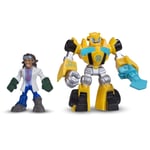 Playskool Heroes Transformers Rescue Bots BUMBLEBEE & DOC GREENE Figures