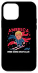 iPhone 12 mini Donald Trump Skiing America - Make Skiing Great Again Case