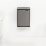 Brabantia Bo Waste Bin, 4L Platinum