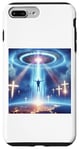 Coque pour iPhone 7 Plus/8 Plus Jesus is Coming in The Blink of Eye-1 Thessalonicians 4:16-18