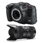 Blackmagic Pocket Cinema Camera 6K Pro with Sigma 18-35mm Lens Kit