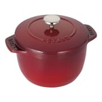 Staub La Cocotte 12 cm round Cast iron Rice cherry