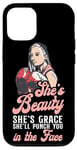 iPhone 12/12 Pro Boxing Girl Vintage She'S Beauty She'S Grace She'Ll Punch Case