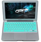 Se7enline Compatible with MacBook Keyboard Cover Skin (US Layout) for Old Macbook Pro 13, 15, 17 inches/Old Macbook Air 13.3-inch Models: A1369, A1466, A1502, A1425, A1398,A1278,A1286 Turquoise Blue