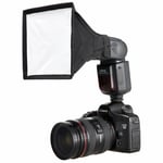 Meking White Flash Diffuser Cover Light Softbox for Speedlite Canon Nikon Sony