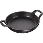 3272343016230 Staub Round Baking & Casserole Dish - 400 ml, Black STAUB