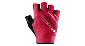 Gants courts femme castelli dolcissima 2 rouge