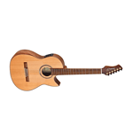 Ortega FLAMETAL-TWO Klassisk gitar Ben Wood Signature, med pickup