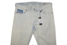 DIESEL LARKEE-BEEX-R 084TK JEANS TAPERED W36 L32 100% AUTHENTIC