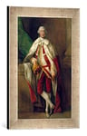 'Image encadrée de Thomas Gainsborough "Portrait James, 8 comte de Abercorn, dans la robe d'un Pairs Écossais En pression dans le cadre de photos, 30 x 40 cm fait main de qualité, argent Raya