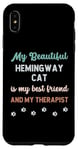 iPhone XS Max Hemingway Polydactyl Cat Owner Lover Therapist And Friend Case