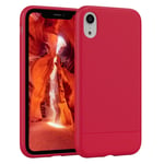 For Apple IPHONE XR Case With Structure Pattern Smartphone Silicone Cover Red