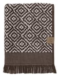 Mette Ditmer - MOROCCO guest towel - Chocolate / Off-white - 2-pack