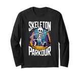 Skeleton Parkour Urban Challenge Long Sleeve T-Shirt