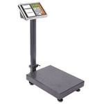 SOGA 150kg Electronic Digital Platform Scale Computing Shop Postal Scale Black - Kitchen Scales - 150kgPlatformScalesBlack