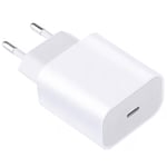 Laddare 25W iPhone/Samsung - Strömadapter - USB-C - Snabbladdare