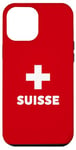 iPhone 12 Pro Max Switzerland Flag Suisse Swiss Schweiz White Red Case