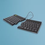 R-GO Tools Split Break ergonomic wireless keyboard  Black (German)