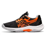 ASICS Mixte enfant Gel-sky Elite Gs Indoor Court Shoe, Black Shocking Orange, 32.5 EU