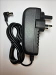 Trimline E418 Elliptical Cross Trainer 9V Mains AC-DC Switching Adapter UK S10