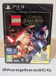 Lego Star Wars The Force Awakens Special Edition PS3 Sealed - With Finn Minifig